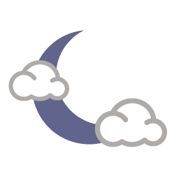 غيوم متفرقة